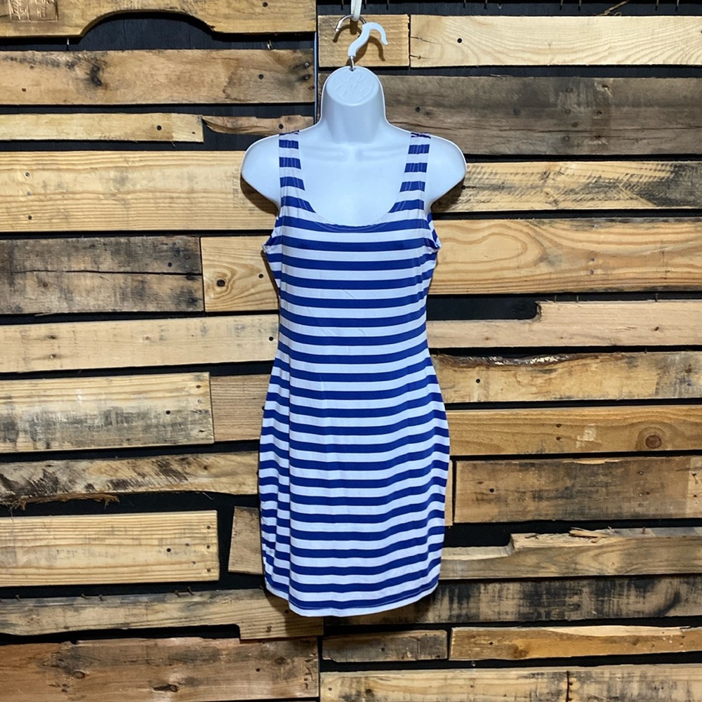 NWT Allegra K‎ Women's Deep U Neck Bar Swim Cover Up Dress Medium